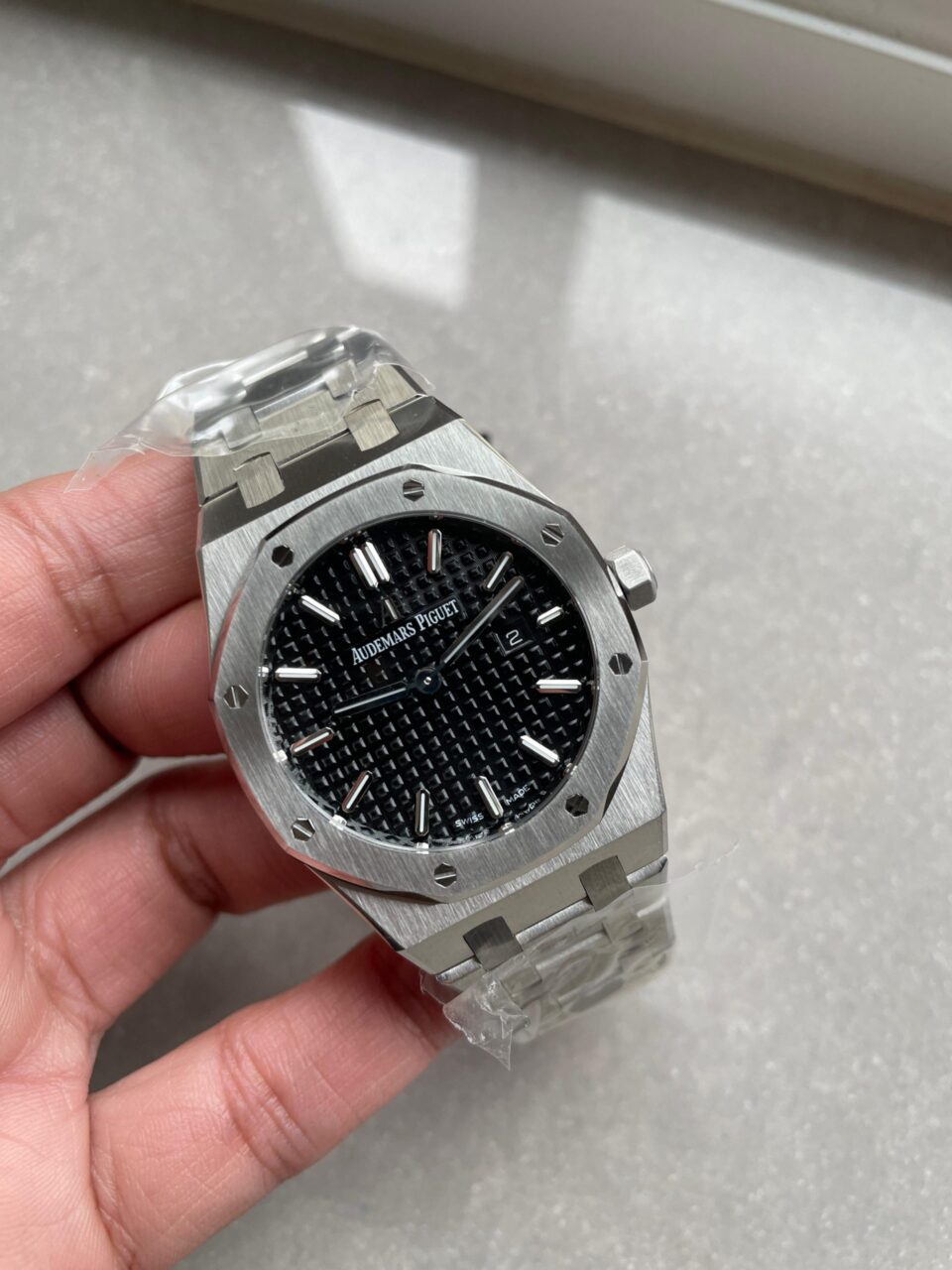 Royal Oak 77350ST 34mm SS White Dial Sticks on SS Bracelet ZF A5800 - Image 5