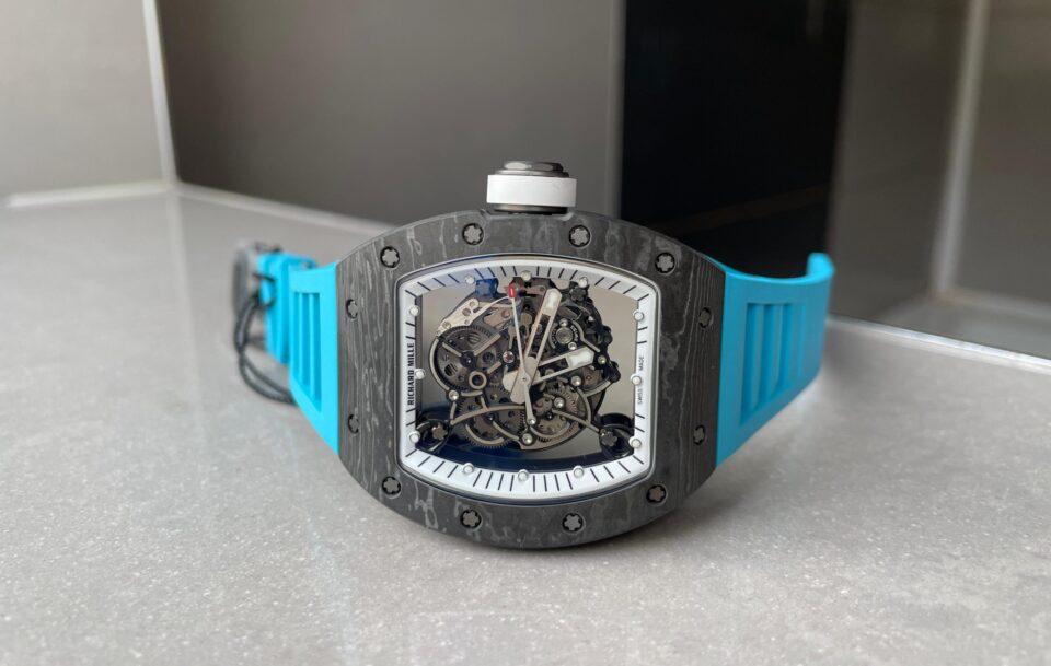 RM055 NTPT ZF 1:1 Best Edition Blue Bezel Blue Crown on Rubber Strap RMUL2 - Image 6