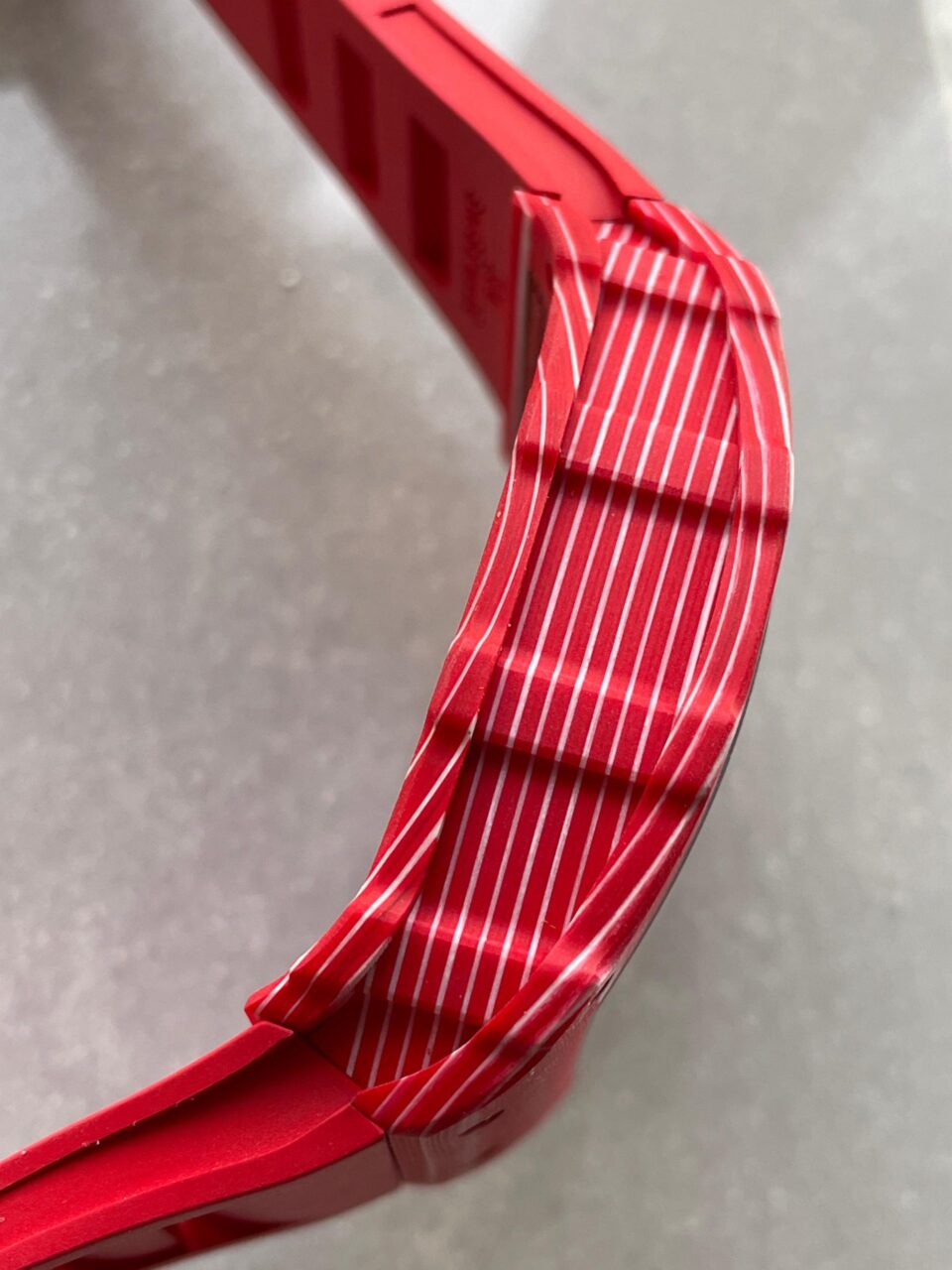 RM035-02 Red Carbon ZF 1:1 Best Edition Skeleton Dial on Red Rubber Strap NH05A V5 - Image 15