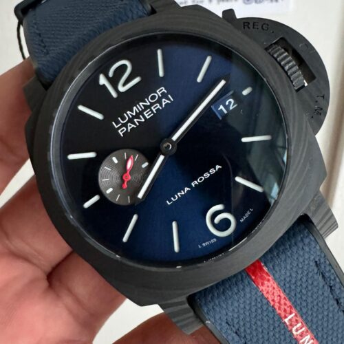 PAM1529 Luna Rossa Carbotech VSF 1:1 Best Edition on Blue Fabric Strap P.9010