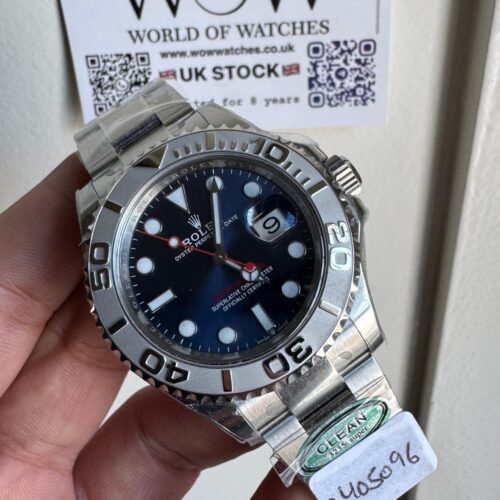 Yacht-Master 40mm 126622 904L SS Blue Dial on SS Bracelet Clean VR3235