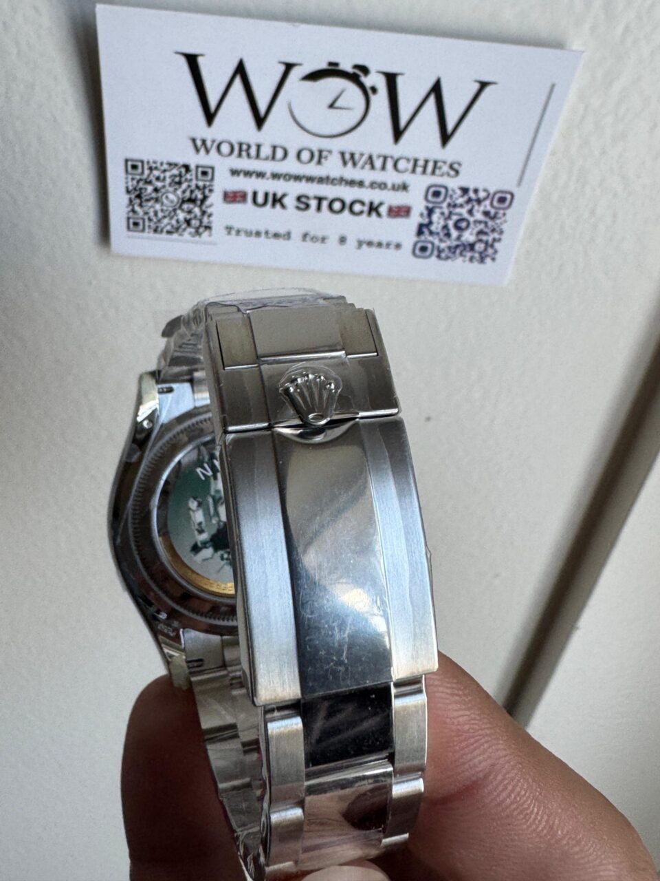 Daytona 126506 904L SS Ice Blue open back on SS Bracelet Clean SH4131 - Image 7