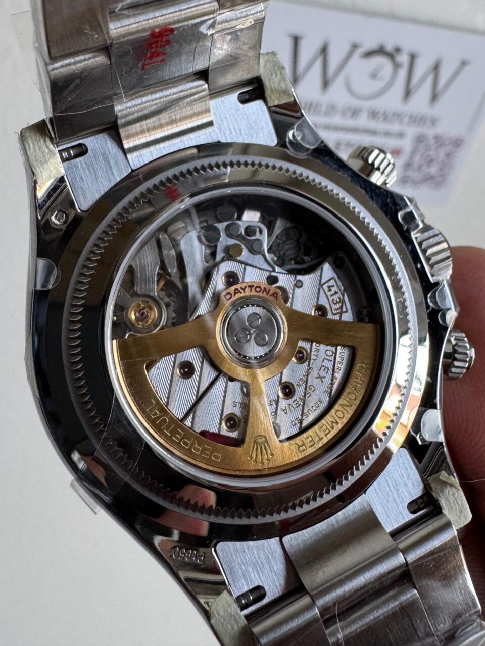 Daytona 126506 904L SS Ice Blue open back on SS Bracelet Clean SH4131 - Image 10