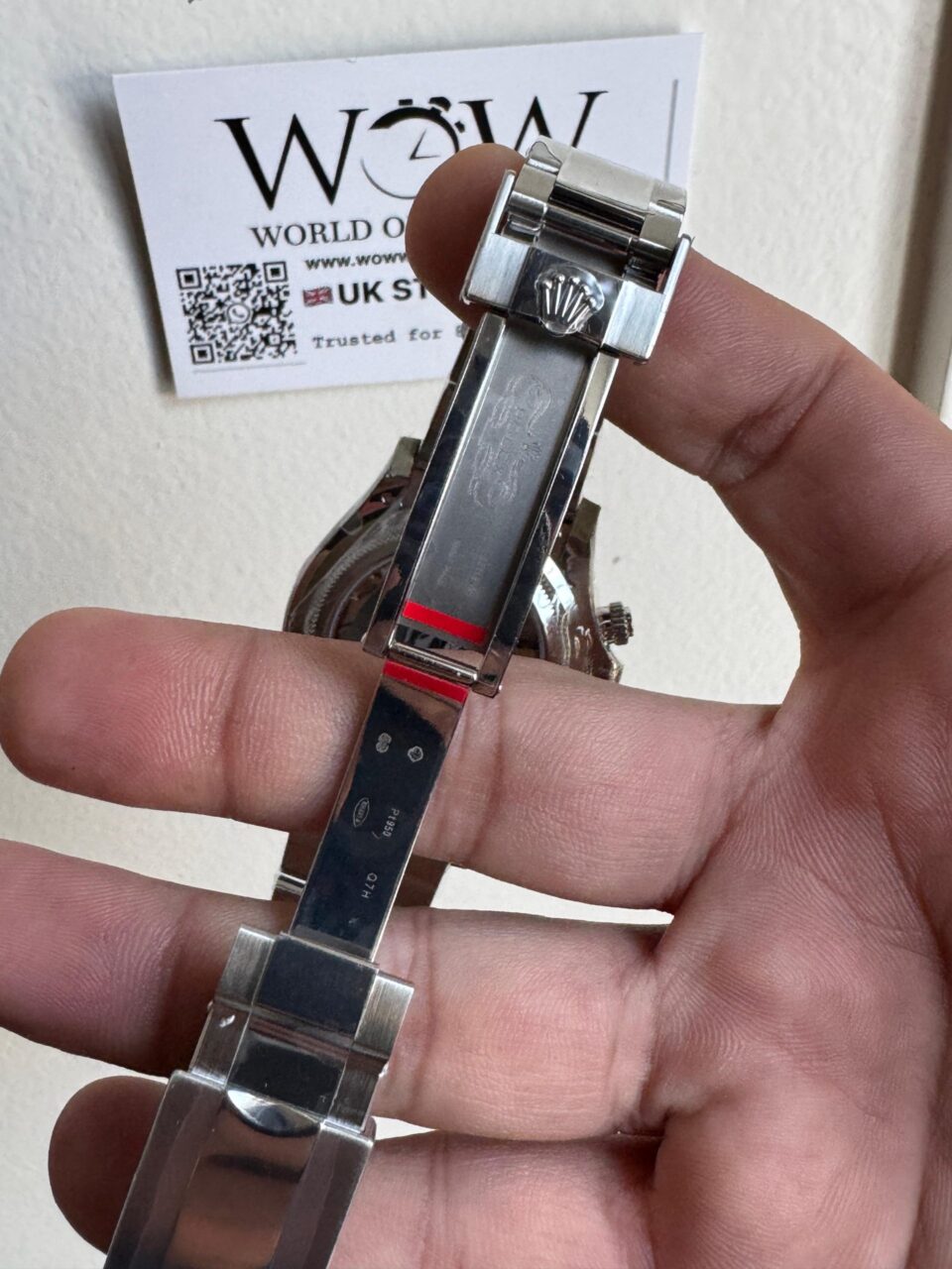 Daytona 126506 904L SS Ice Blue open back on SS Bracelet Clean SH4131 - Image 9