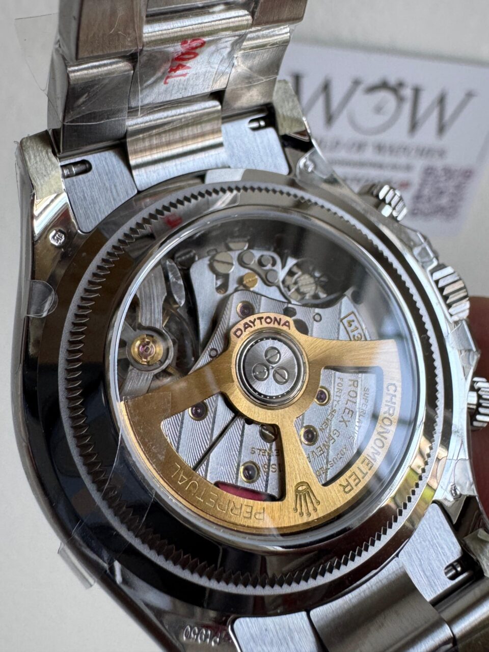 Daytona 126506 904L SS Ice Blue open back on SS Bracelet Clean SH4131 - Image 12