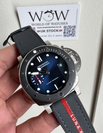 PAM1565 Submersible Luna Rossa 42mm VSF 1:1 Best Edition on Gray Nylon Strap P900