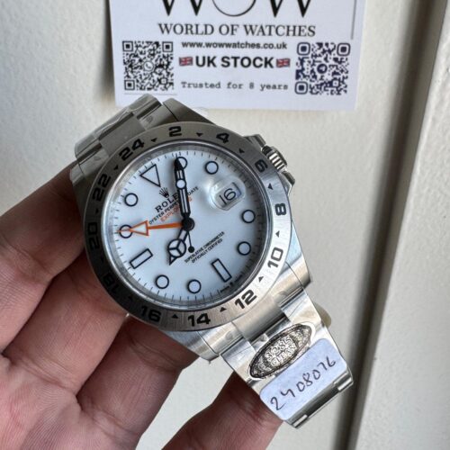 Explorer II 42mm 226570 904L SS Clean 1:1 Best Edition White Dial on Bracelet DD3285 CHS