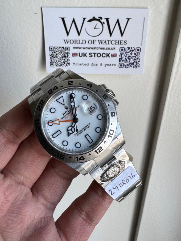 Explorer II 42mm 226570 904L SS Clean 1:1 Best Edition White Dial on Bracelet DD3285 CHS