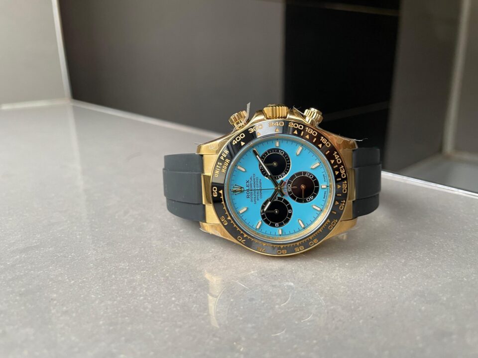 Daytona 126518 Gain Weight V10 QF 1:1 Best Edition Tiffany Turquoise Blue Dial Stick Markers on Oysterflex Strap SH4131 - Image 7