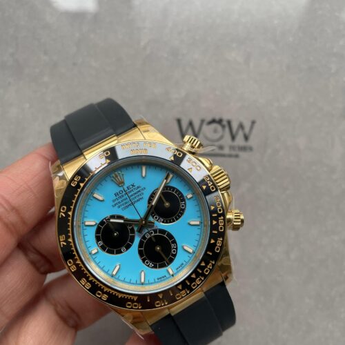 Daytona 126518 Gain Weight V10 QF 1:1 Best Edition Tiffany Turquoise Blue Dial Stick Markers on Oysterflex Strap SH4131