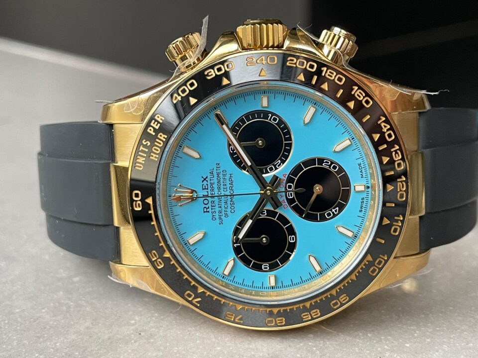 Daytona 126518 Gain Weight V10 QF 1:1 Best Edition Tiffany Turquoise Blue Dial Stick Markers on Oysterflex Strap SH4131 - Image 4