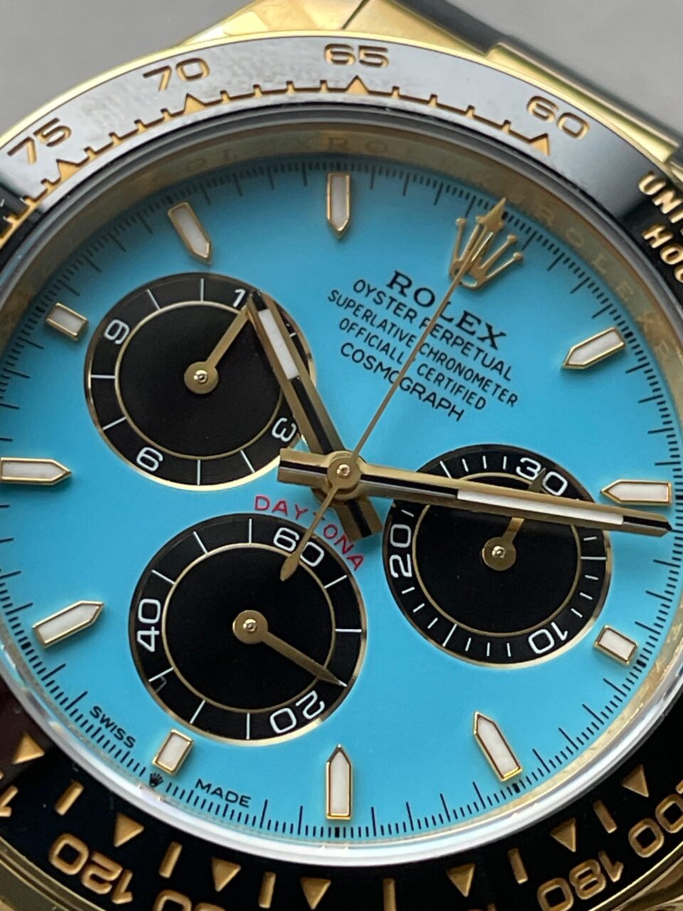Daytona 126518 Gain Weight V10 QF 1:1 Best Edition Tiffany Turquoise Blue Dial Stick Markers on Oysterflex Strap SH4131 - Image 8