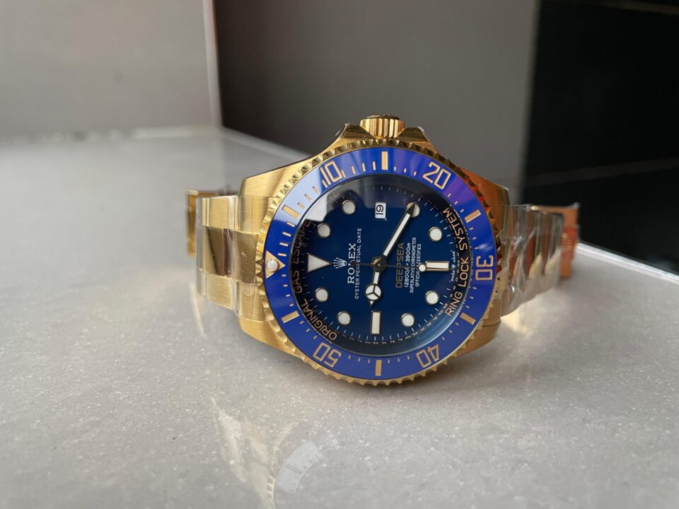 Sea-Dweller DEEPSEA 136668LB "D-BLUE" YG 3EF Best Edition Blue Dial On YG Oyster Bracelet VR3235 - Image 7