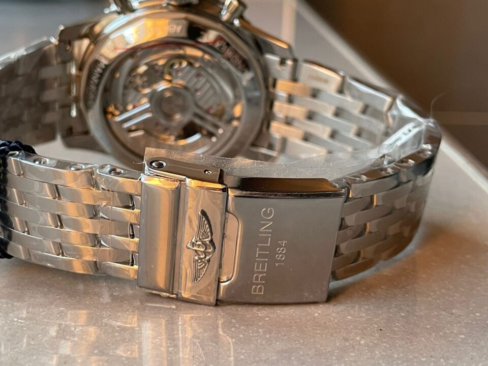 Navitimer 01 1:1 SS Green Dial on Steel Strap A7750 BLS Factory - Image 10