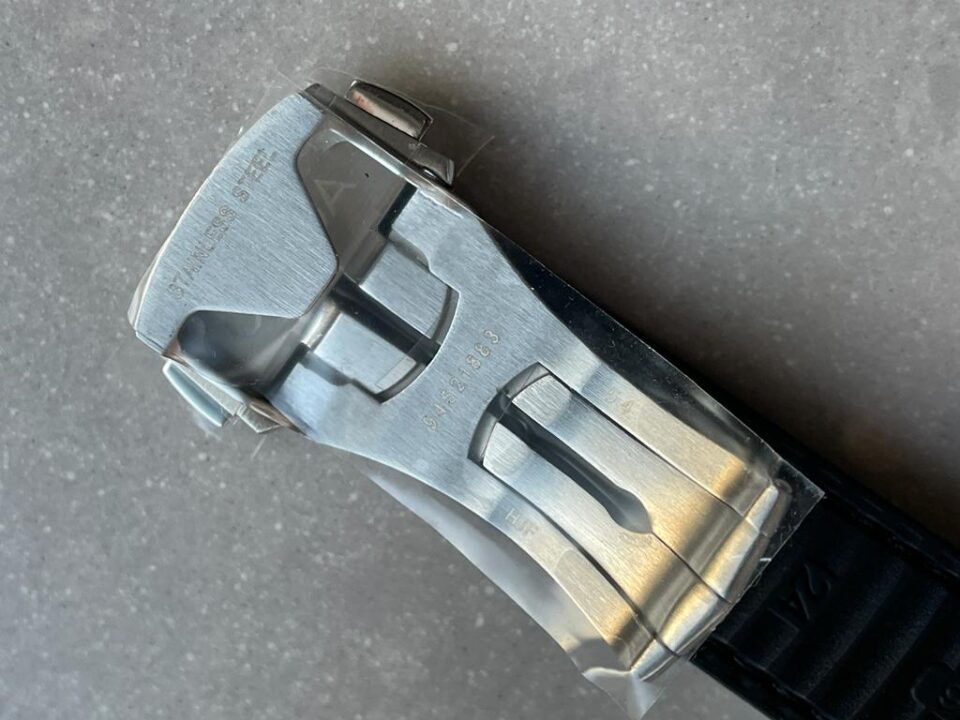 Constellation Black Ceramic SS SBF 1:1 Best Edition White Textured Dial on Black Gummy Strap A8900 - Image 13