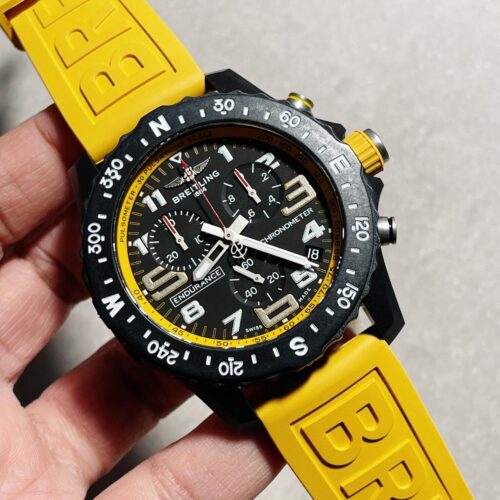 Endurance pro OGF 44mm Black dial Yellow Rubber Strap quartz movement