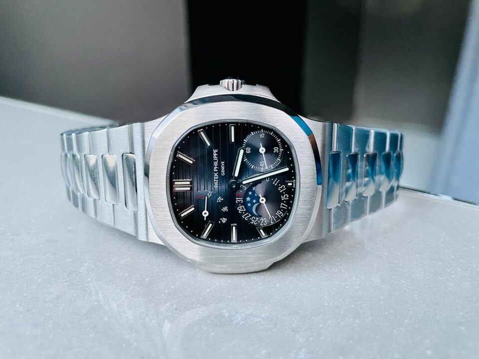 Nautilus 5712 SS PPF 1:1 Best Edition Blue Dial on SS Bracelet A240 V2 - Image 6