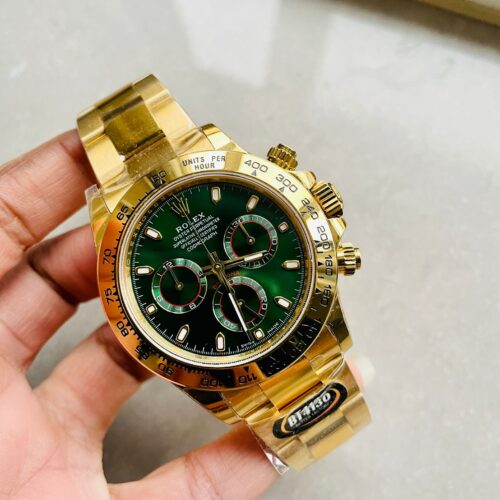 Daytona 116508 BTF 1:1 Best Edition Green Dial on YG 18K Bracelet SA4130