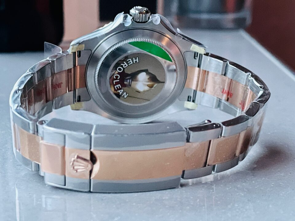 Yacht-Master 116621 SS/RG CF 904L steel Black Dial on SS/RG Bracelet VS3235 - Image 9