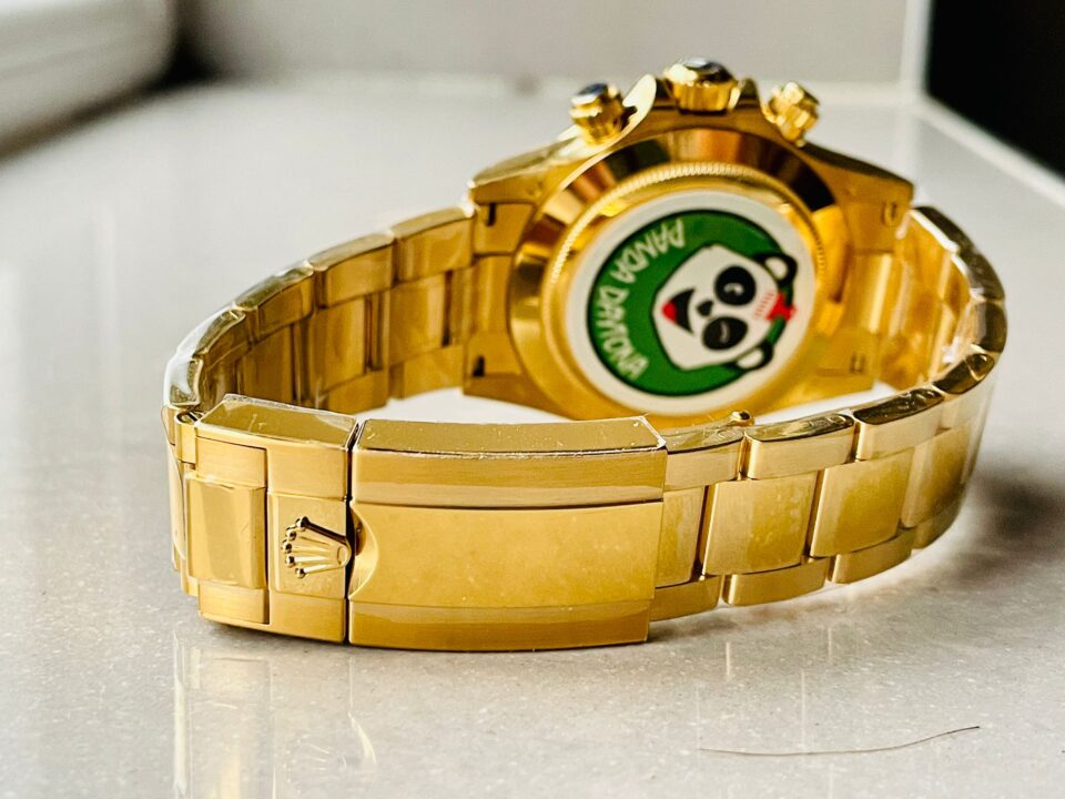 Daytona 116508 BTF 1:1 Best Edition Green Dial on YG 18K Bracelet SA4130 - Image 10