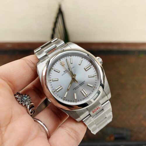 OYSTER PERPETUAL EW FACTORY SILVER DIAL 41MM Asian 3230 automatic movement