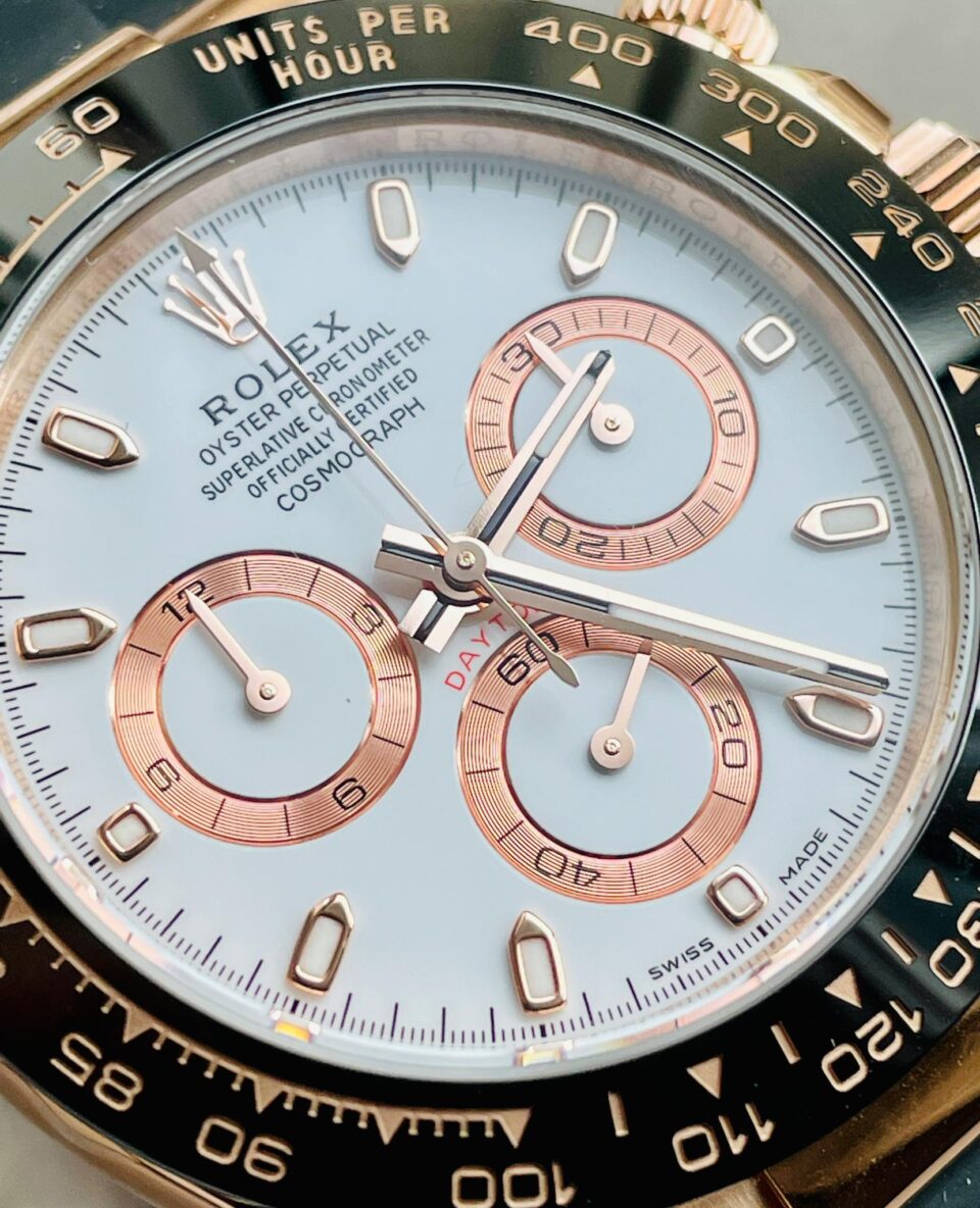 Daytona 116515 RG BTF 1:1 Best Edition White Dial on Oysterflex Rubber Strap SA4130 - Image 8