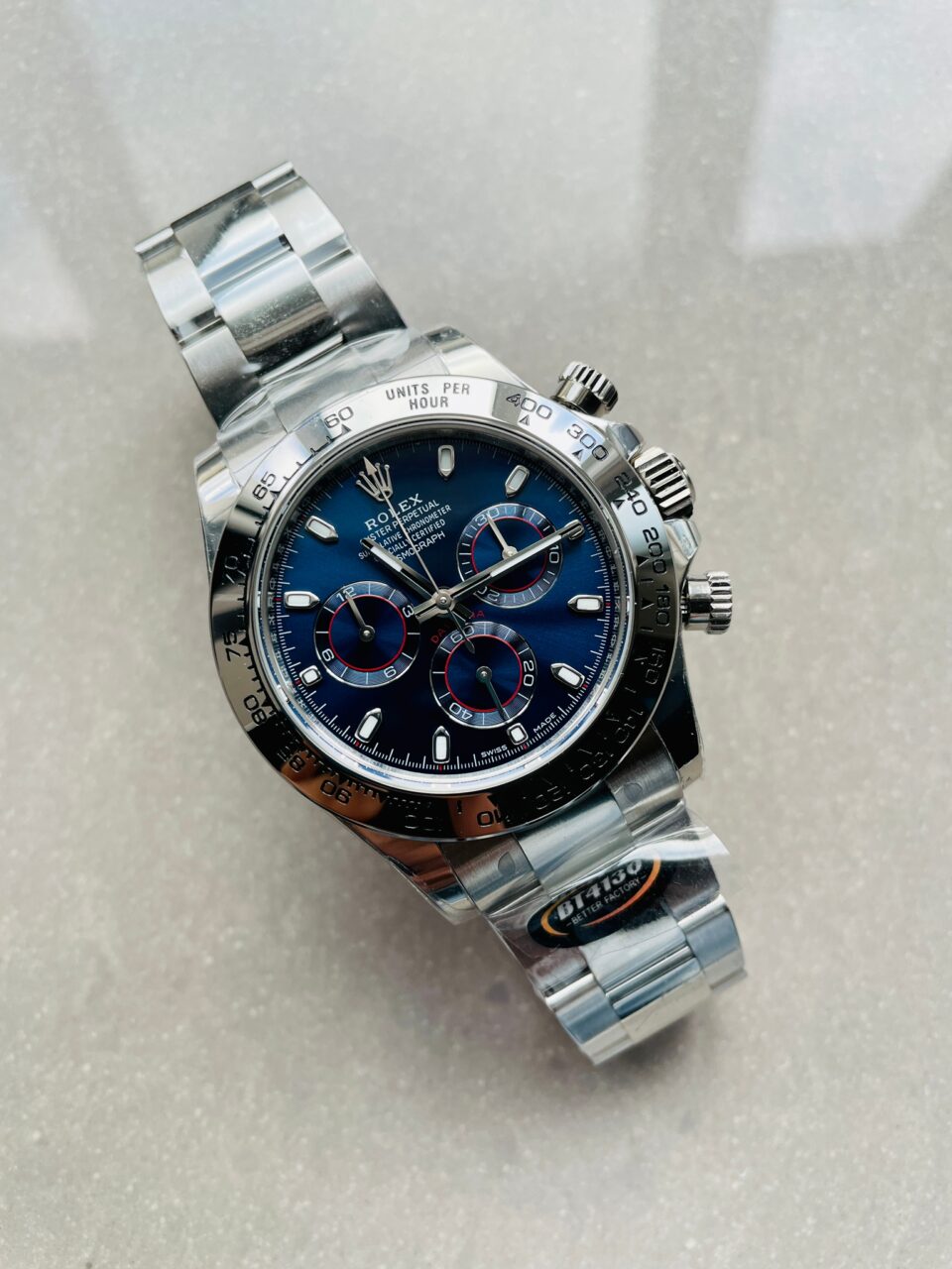 Daytona 116509 BTF 1:1 Best Edition Blue Dial on SS Bracelet SA4130 V2 - Image 7