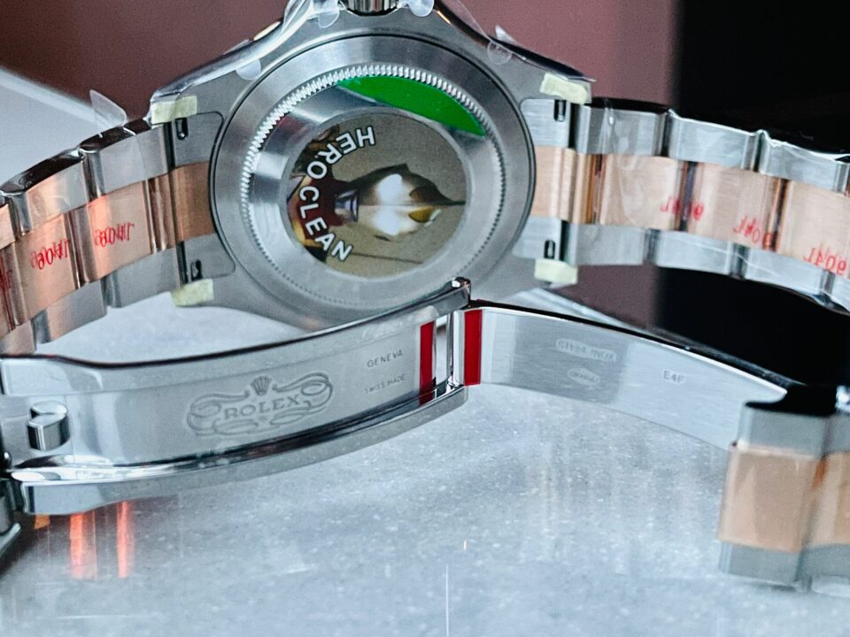 Yacht-Master 116621 SS/RG CF 904L steel Black Dial on SS/RG Bracelet VS3235 - Image 10