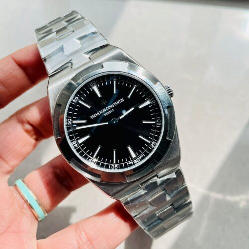 VC overseas ultra-thin 40mm XF 9015 movement BLack dial SS bezel
