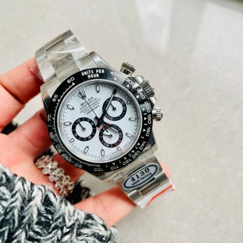 Daytona 116500 1:1 PANDA Best Edition CF 904L SS Case and Bracelet White Dial CLEAN FACTORY