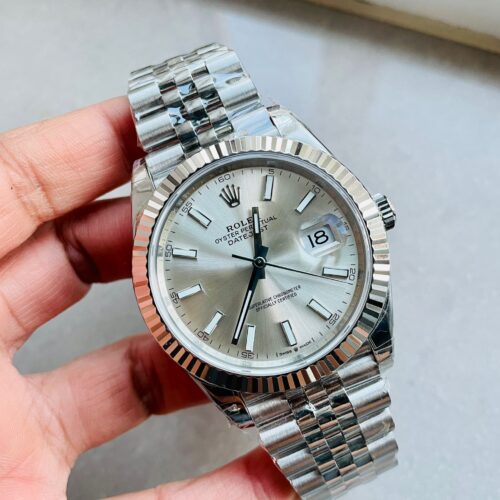 DateJust 41 SS VS Factory 1:1 Best Edition 904L Steel Silver Dial on SS Jubilee bracelet