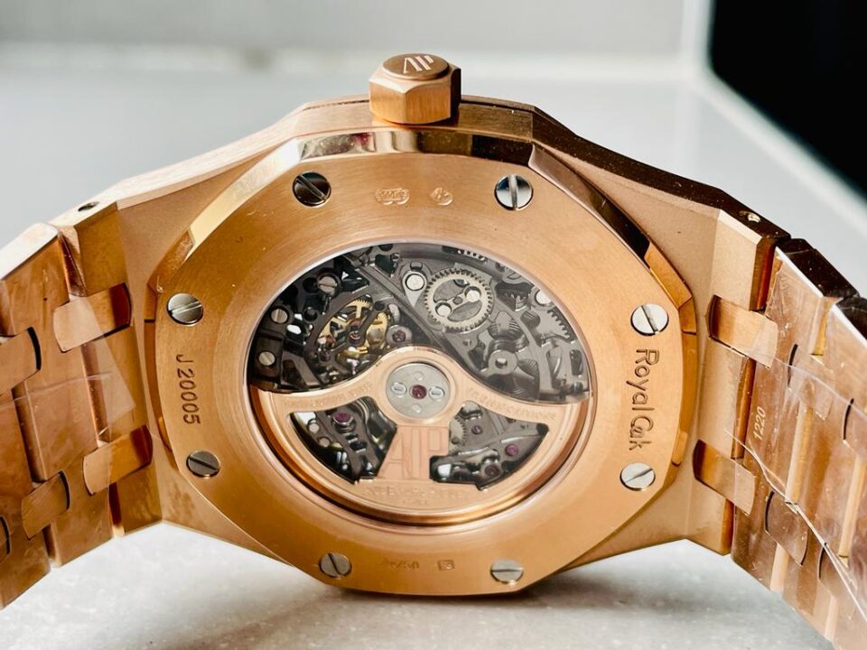 Royal Oak 41mm Openworked 15407 RG APSF 1:1 Best Edition on RG Bracelet A3132 - Image 12