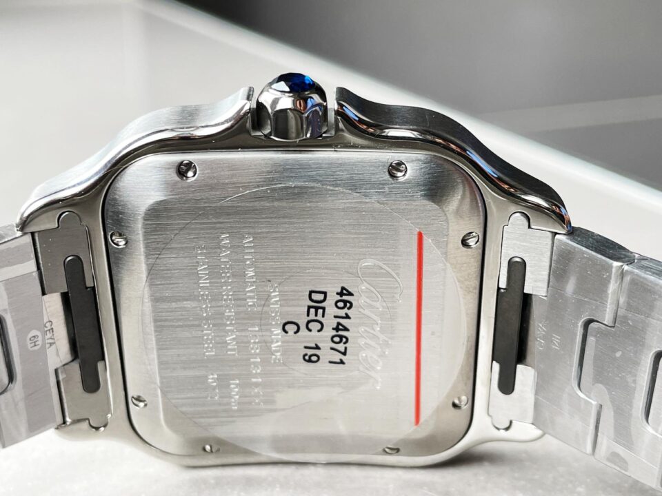 Santos 40mm SS/YG BVF 1:1 Best Edition White Dial on SS/YG SmartLinks Bracelet MIYOTA 9015 - Image 7