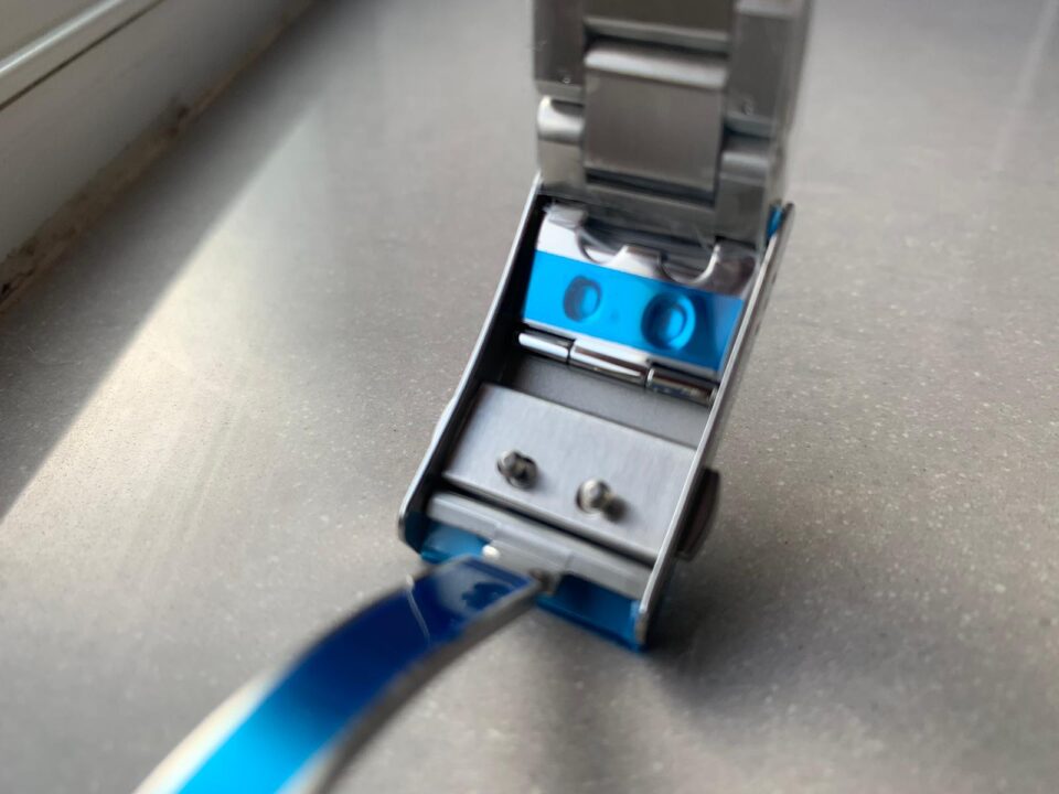 Aquaracer Calibre 5 SS 41mm OGF 1:1 Best Edition steel Bezel Blue Dial on SS Bracelet SW200 - Image 10