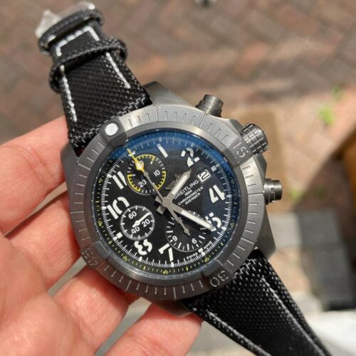 Avenger Bandit DLC GF 1:1 Best Edition Black Dial on Black Nylon Strap A7750