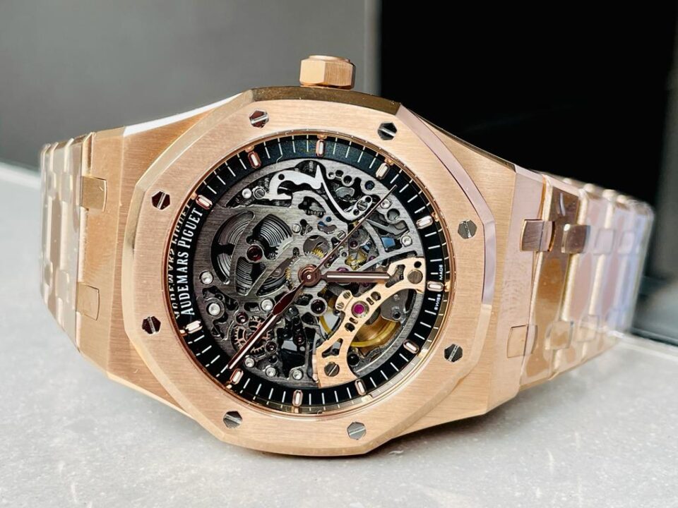 Royal Oak 41mm Openworked 15407 RG APSF 1:1 Best Edition on RG Bracelet A3132 - Image 11