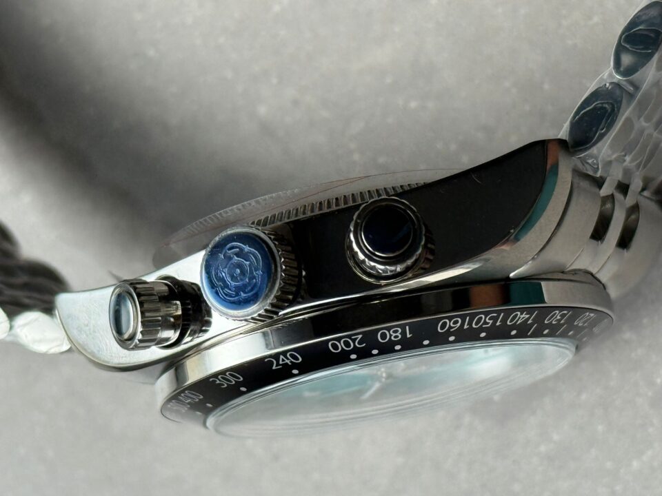 Black Bay Chrono M79360N SS ZF 1:1 Best Edition Tiffany Blue Dial On SS Bracelet DD7750 - Image 9