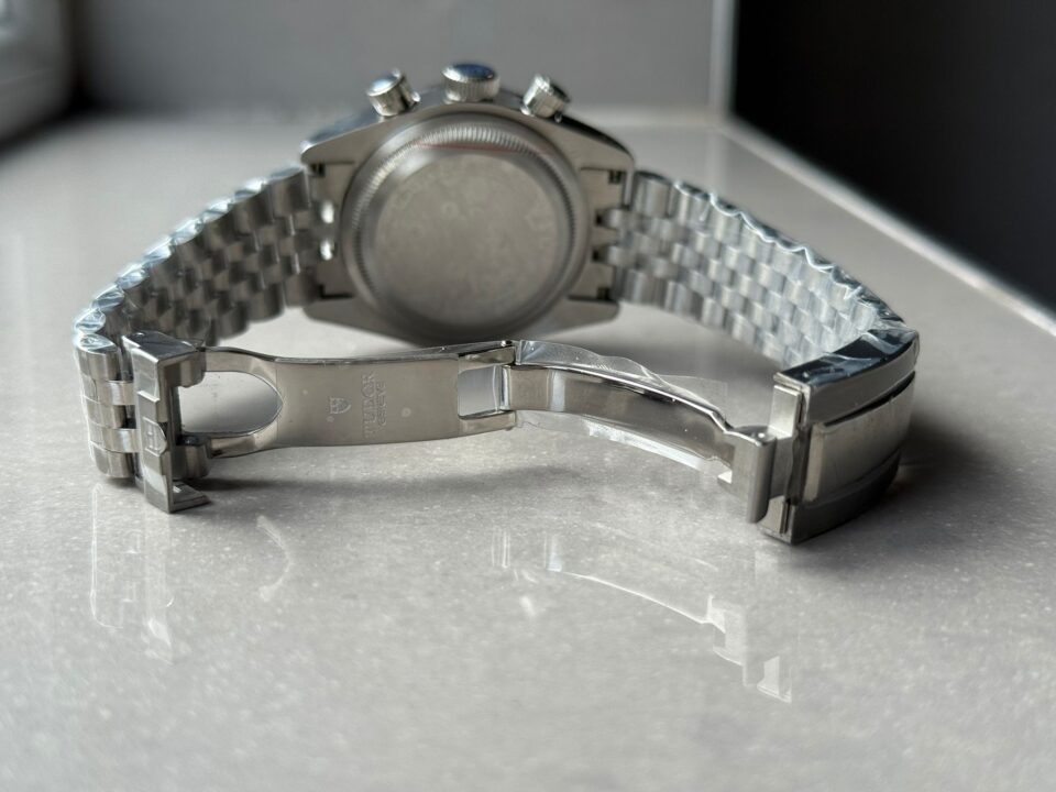 Black Bay Chrono M79360N SS ZF 1:1 Best Edition Tiffany Blue Dial On SS Bracelet DD7750 - Image 12