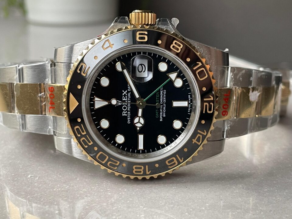 GMT-Master II 116713 LN Black Ceramic 904L Steel Wrapped Gold GMF 1:1 Best Edition SA3186 CHS V3 - Image 5