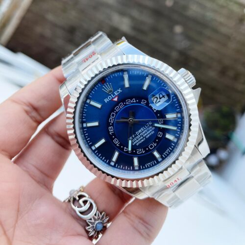 Sky-Dweller 326935 SS Blue Dial on SS Oyster Bracelet Noob Asian 23J