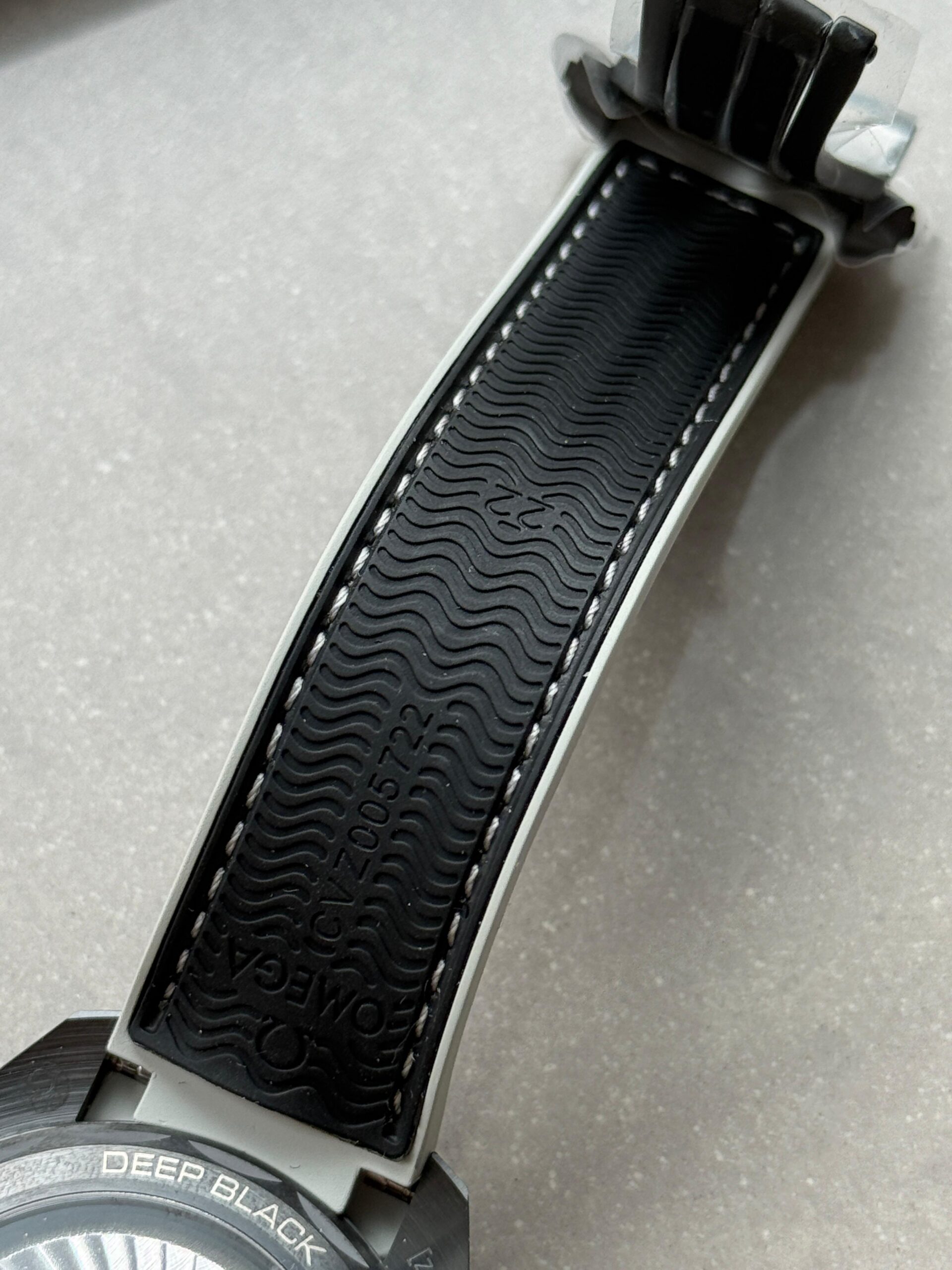 Planet Ocean 45.5mm GMT Worldtimer Real Ceramic VSF 1:1 Best Edition Black Dial On Black Rubber Strap Super Clone 8938 - Image 15