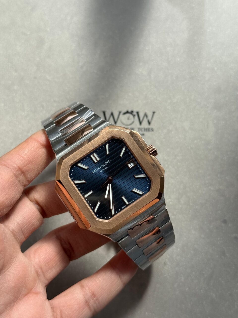 Cubitus 5821 SS/RG GRF Best Edition Blue Dial on SS/RG Bracelet A330 - Image 3