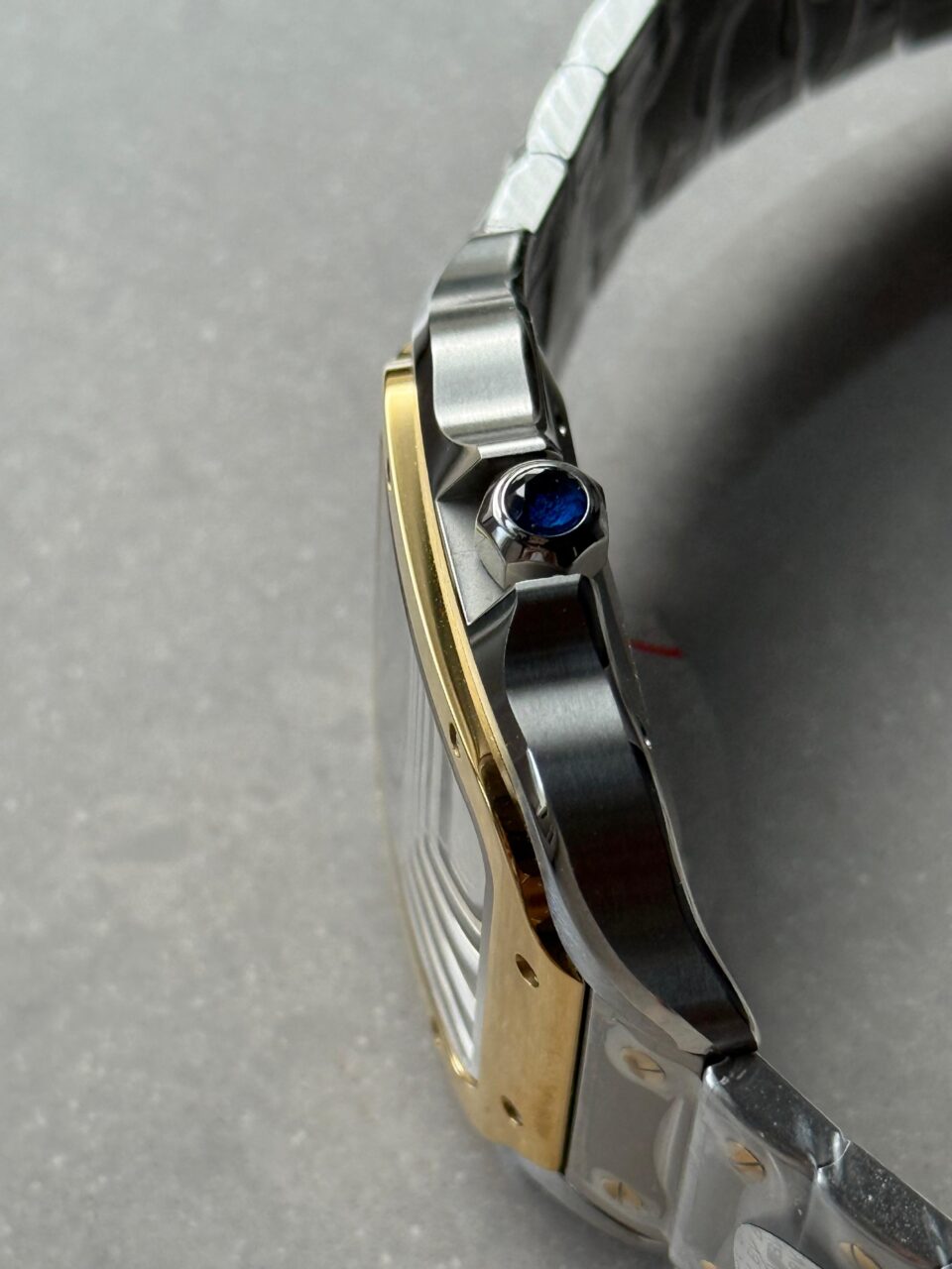 Santos de Cartier 40mm SS/YG BVF 1:1 Best Edition Gray Dial on SS/YG SmartLinks Bracelet MIYOTA 9019 - Image 9