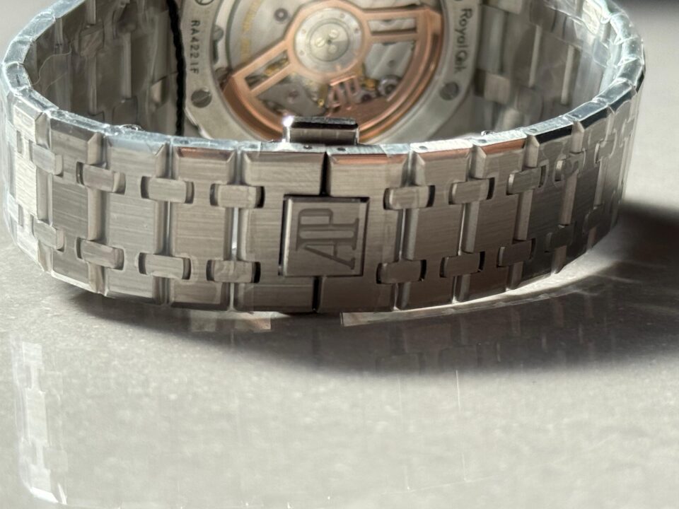 Royal Oak 41mm 15510 BC SS ZF 1:1 Best Edition Ice Blue Textured Dial on SS Bracelet SA4302  V3 - Image 12