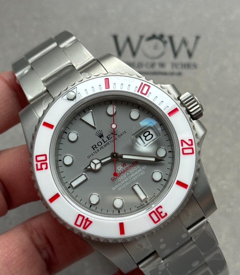 Submariner DIW Sandblasted VSF 1:1 Best Edition Grey Dial on SS Bracelet VS3135 - Image 9
