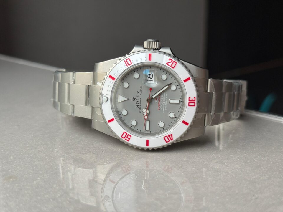 Submariner DIW Sandblasted VSF 1:1 Best Edition Grey Dial on SS Bracelet VS3135 - Image 7