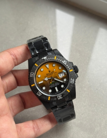 Submariner DIW DLC VSF 1:1 Best Edition Black/Orange Dial on DLC Bracelet VS3135