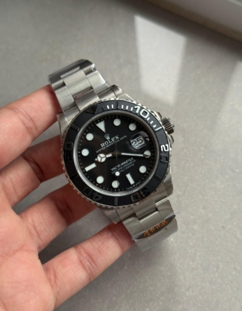 Yacht-Master 226627 Titanium QF 1:1 Best Edition Black Dial on Titanium Bracelet VR3235