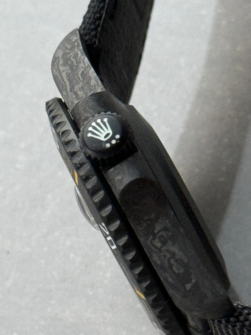 Submariner DIW Carbon VSF 1:1 Best Edition Black/Yellow Dial on Black Nylon Strap VS3135 - Image 13