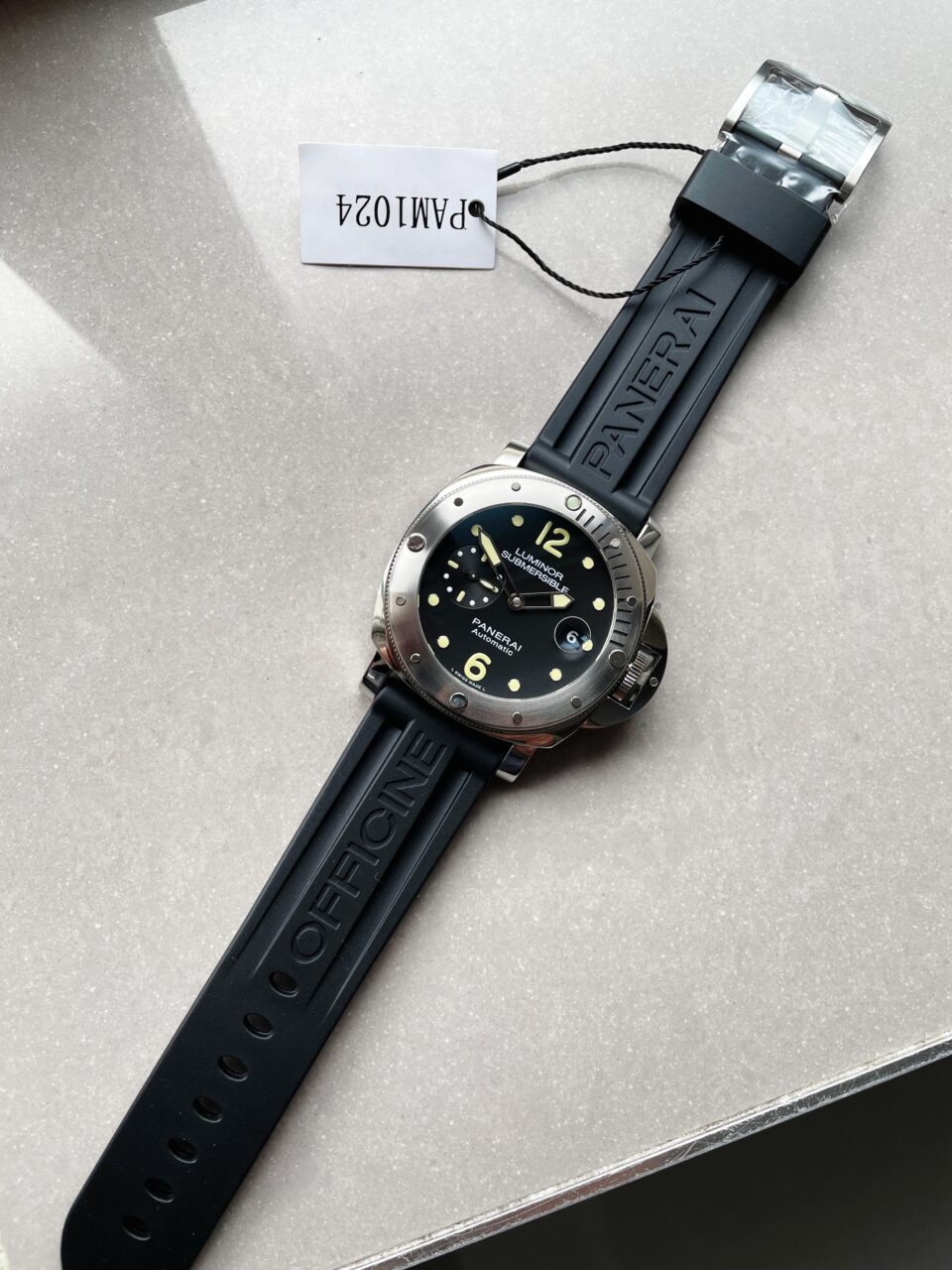 PAM1024 VSF 1:1 Best Edition Black Dial On SS with Black Rubber Strap P.9001 - Image 8